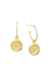 Golden Medals Rykiel earrings Gold back view