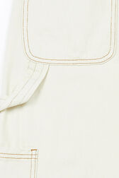 Pantalon cargo droit fille toile - BONTON x Sonia Rykiel Creme vue de détail 1