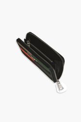 Forever Nylon Striped Zipper Wallet Multico details view 1