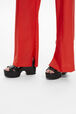 Women Tailored Straight-Leg Trousers Coral details view 2