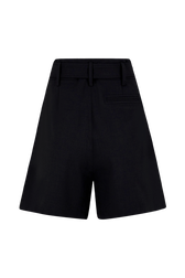 Short tailoring laine femme Noir vue de dos