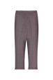Pantalon coupe cigarette à carreaux prince de galles Carreaux navy/brown vue de face