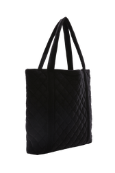 ★TOUT Y EST★ VELVET TOTE MARION BAGBLACK AB2379BG020MBB Quilted velvet tote bag| Sonia Rykiel