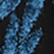 Fuseau taille haute motif baroque en jersey velours dévoré Bleu 