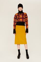 Pull col roulé jacquard Mai 68 femme Multico crea vue de détail 1