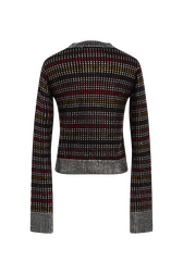 Pull à rayures de strass Multico vue de dos