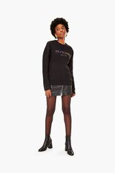 Sweatshirt rykiel paris Noir vue portée de face