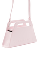 Trapeze vinyl bag Baby pink details view 2