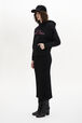 Cotton Jersey Hoodie Black details view 1