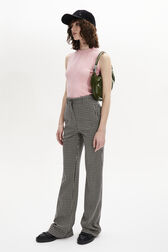 Pantalon imprimé en jersey Carreaux noir/blanc vue de détail 1