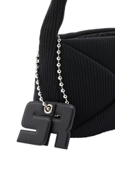 Sac caméra Demi-Pull medium en maille Noir vue de détail 1