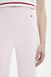 Women Viscose Trousers Baby pink details view 2
