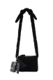Sac caméra Demi-Pull mini en velours Noir vue de face