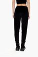 Jogging velours femme Noir vue portée de dos