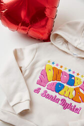 Wonder Woman Girl Hoodie  Ecru details view 1