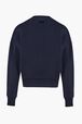 Crop Heart Sweatshirt Navy back view