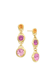 Boucles d'oreilles Vintage Ribbon Gold vue de dos