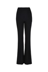 Pantalon taille haute Noir vue de face