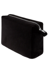 Trousse en velours Noir vue de dos