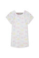Robe en percale brodée Multico blanc vue de dos
