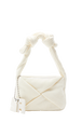 Sac caméra Demi-Pull medium en maille Creme vue de face