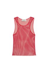 Débardeur strass femme Rouge vue de face