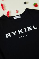 Sonia Rykiel logo Girl T-shirt Black details view 2