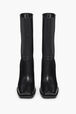 Bottes mi-hautes en cuir noir Noir vue de détail 3