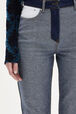 Flared Reverse Jeans Raw details view 2
