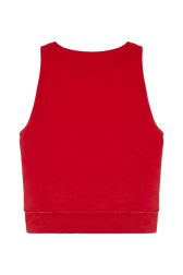 Brassière velours rykiel Rouge vue de dos