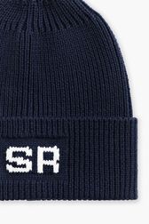 SR Beanie Black/blue back view