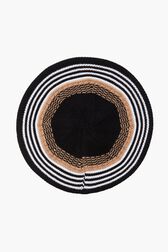 Rykiel Lapis Knit Beret Multico crea front view