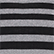 Pull col roulé rayée en laine et lurex Raye noir/argent 