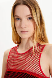 Débardeur strass femme Rouge vue de détail 2