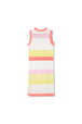 Robe en maille multicolore Multico vue de dos