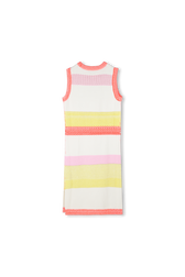 Robe en maille multicolore Multico vue de dos
