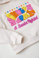 Wonder Woman Girl Hoodie  Ecru details view 2