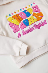 Wonder Woman Girl Hoodie  Ecru details view 2