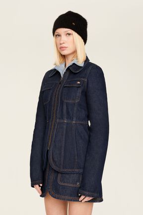 Veste jean femme Brut vue de détail 3
