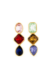 Earrings Superchromatic Triple Multico front view