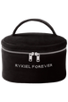 Velvet vanity case Black front view