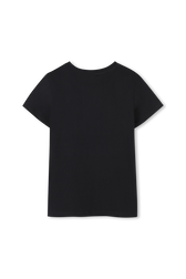 Rhinestone logo t-shirt White back view