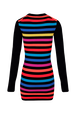 Robe midi rayée Jane Birkin femme Multico raye rf vue de dos