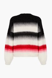 Pull en baby alpaga Noir vue de dos