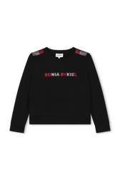 Sweat fantaisie Noir vue de face