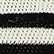 Women Openwork Striped Bandeau Top Black/ecru 