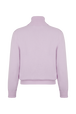 Pull col roulé à manches longues Lilas vue de dos