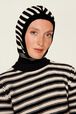 Pullover Big Poor Boy rayé femme Raye noir/blanc vue de détail 4