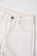 Pantalon cargo droit fille toile - BONTON x Sonia Rykiel Creme vue de détail 3