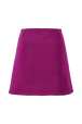 Mini jupe maille milano femme Fuchsia vue de dos
